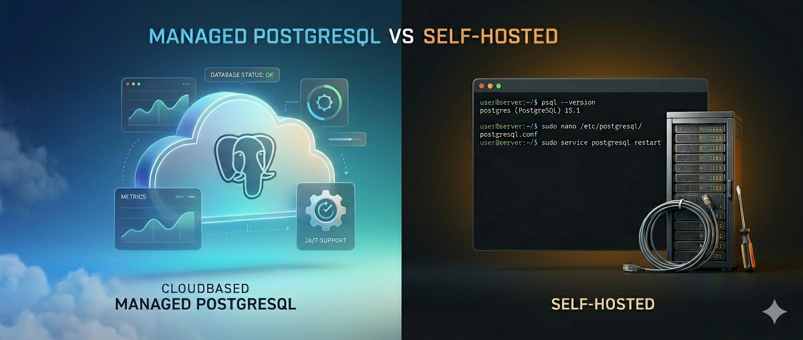 Managed PostgreSQL vs Self-Hosted: What Every Startup Should Know Before Choosing